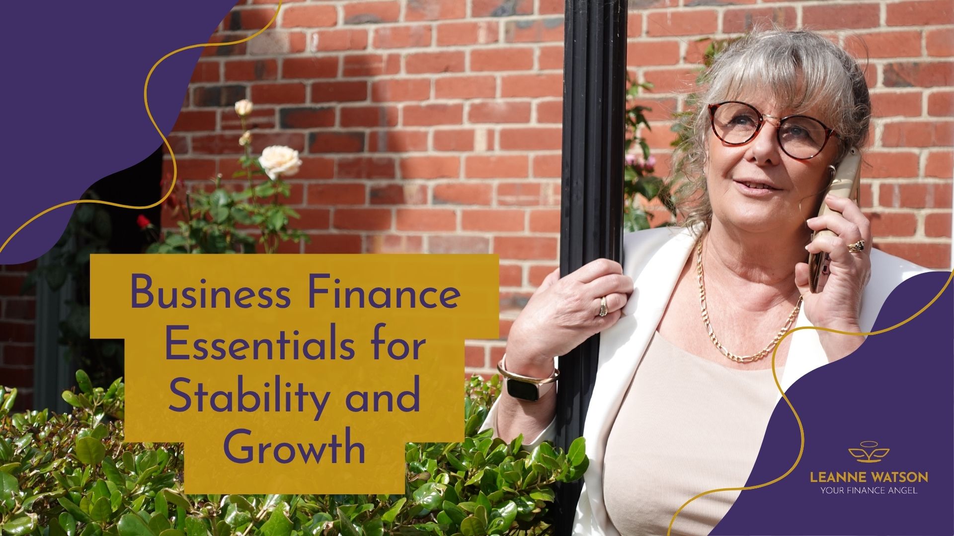 Business finance essentials for stability and growth featuring finance expert discussing business funding and financial strategy